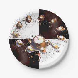 Teapot-Party Pappteller