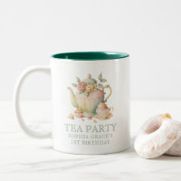 Teapot & Tasses à Thé Fleurs sauvages Whimsical Mu