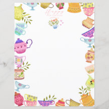 Teapots und Cups zum Geburtstag