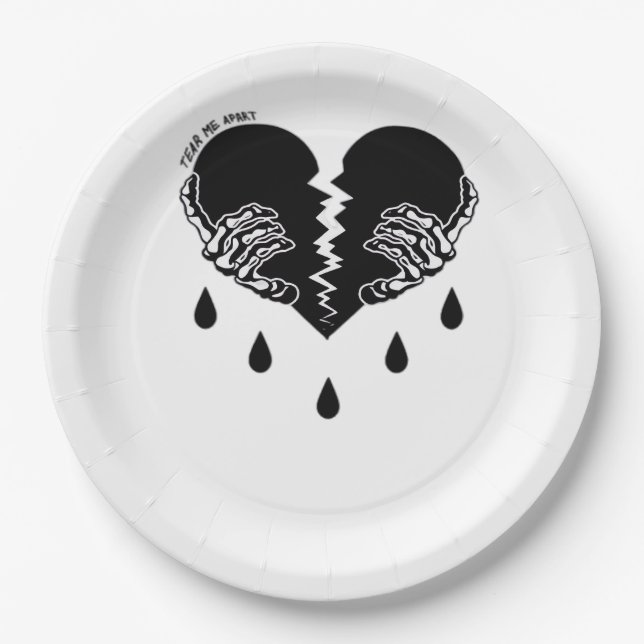Tear Me Apart Classic Pappteller (Vorderseite)