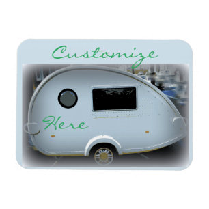 Teardrop-Caravan Thunder_Cove Magnet