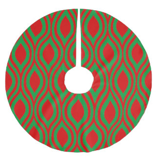 Teardrop geometrisch durch Cheryl Daniels Polyester Weihnachtsbaumdecke