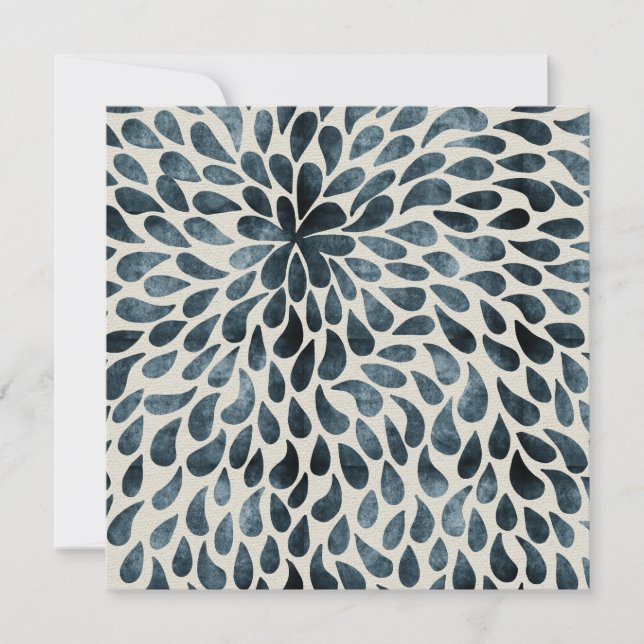 Teardrop Petals Karte (Vorderseite)