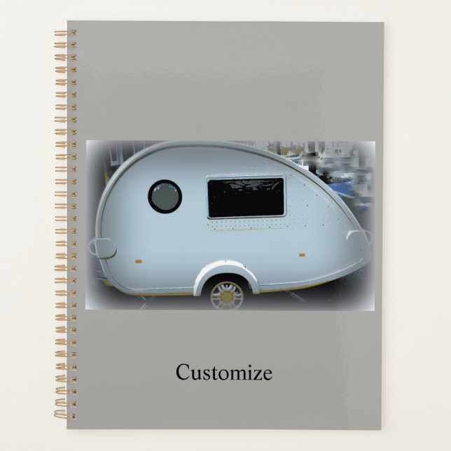 Teardrop Sinti und Roma Caravan Planer (Vorderseite)