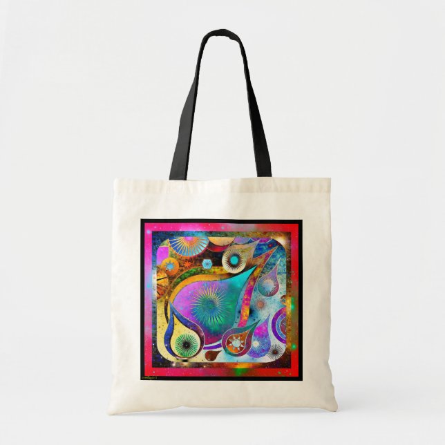 Teardrop-Universum-klare Tasche (Vorne)