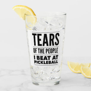 TEARS DER MENSCHEN, DIE ICH IN PICKLEBALL BEFINDE GLAS