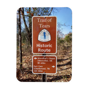 Tears Marker, Pea Ridge, Missouri Magnet