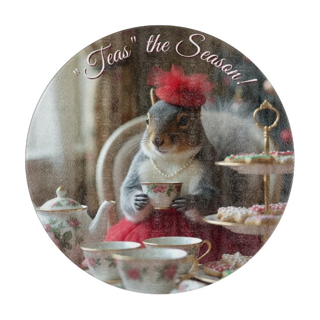 "Teas" die Saison Schneidebrett (Vorderseite)