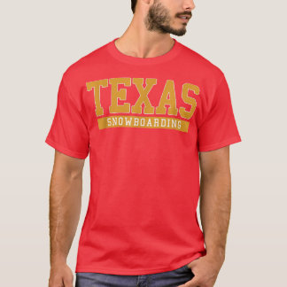 Teas Snowboarding T-Shirt
