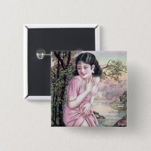 Tease in Stream Oasis von Shanghai China Girl Button
