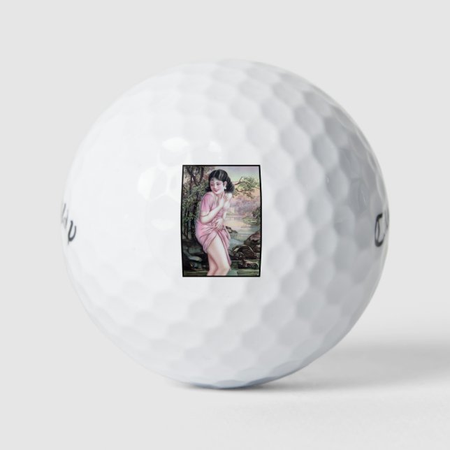 Tease in Stream Oasis von Shanghai China Girl Golfball (Vorderseite)