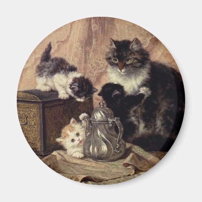 Teatime_For_Kittens Magnet (Vorne)