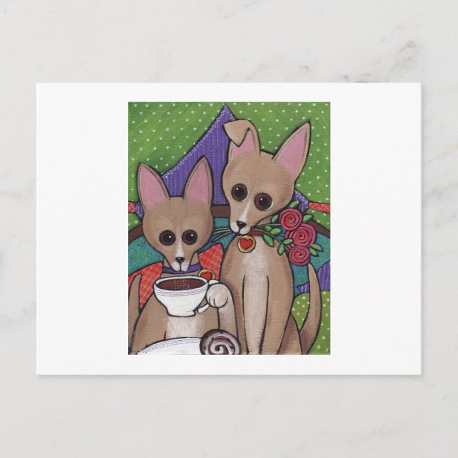 Teatime Postkarte (Vorderseite)