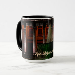 Teatro Delgollado, Guadalajara, Mexiko bei Nacht Tasse