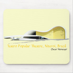 Teatro Popular Theater, Niteroi, Brasilien Mousepad