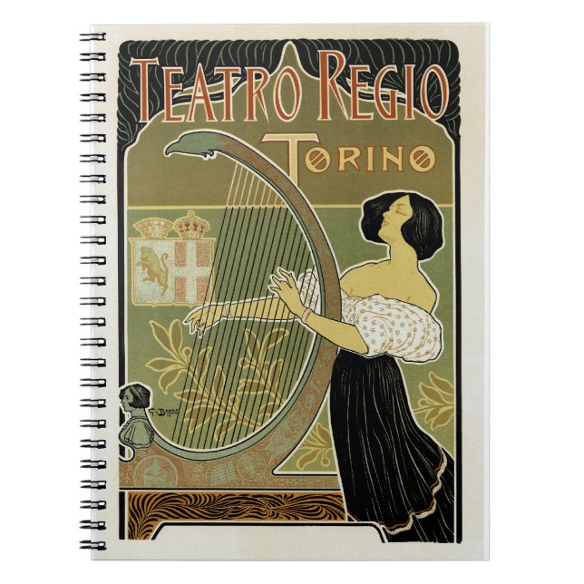 Teatro Regio Torino Notizblock (Vorderseite)