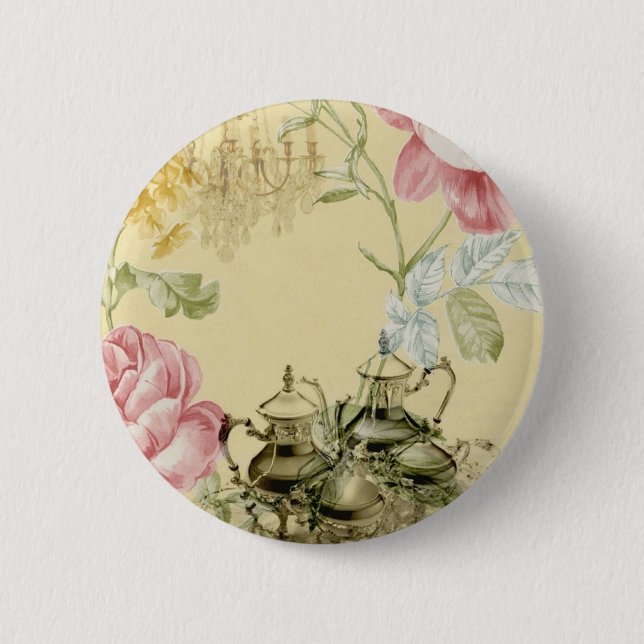 Teatro Sociale Bellinzona Teezeremonie Party Button (Vorderseite)