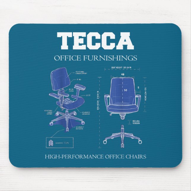 Tecca Office Furnishings - High Performance Chairs Mousepad (Vorne)