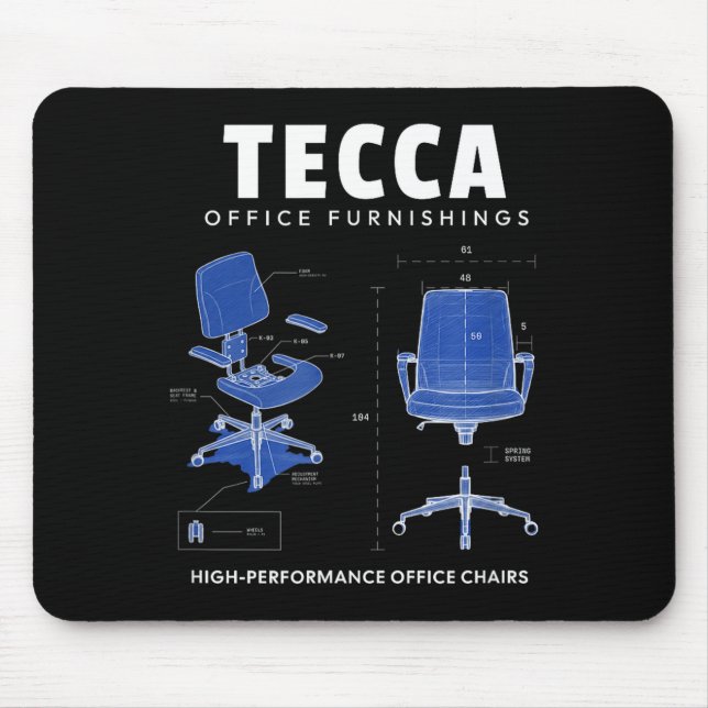 Tecca Office Furnishings - High Performance Office Mousepad (Vorne)