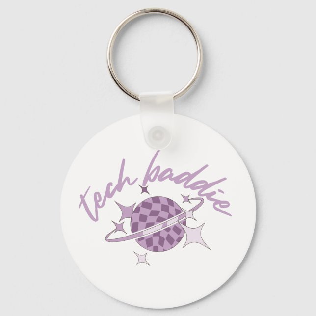Tech Baddie Variation 4 Schlüsselanhänger (Vorderseite)