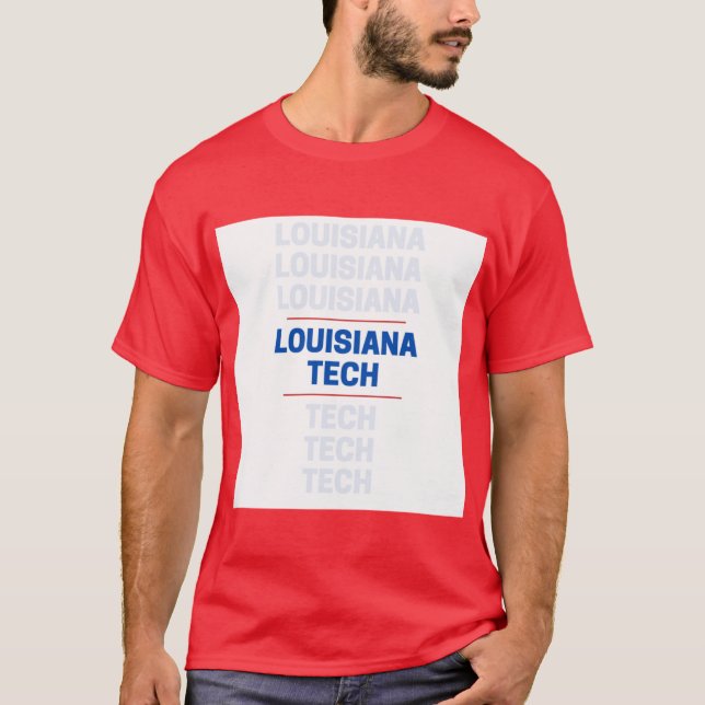 Tech Blue w Red Accents T-Shirt (Vorderseite)