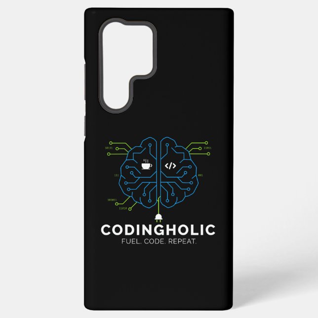 Tech Brain Codierung für Entwickler & Programmiere Samsung Galaxy Hülle (Rückseite)