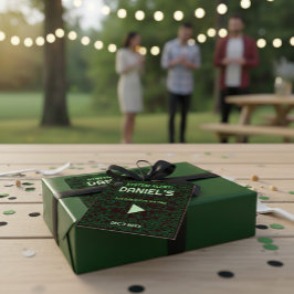 Tech Code Party Danke-Tag Geschenkanhänger