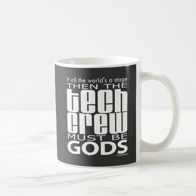 Tech-Crew-Götter Kaffeetasse (Rechts)