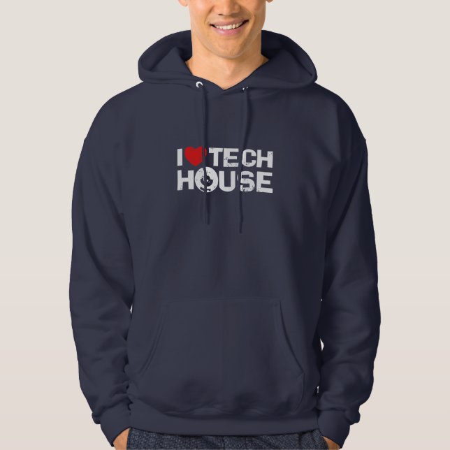 Tech House Hoodie (Vorderseite)