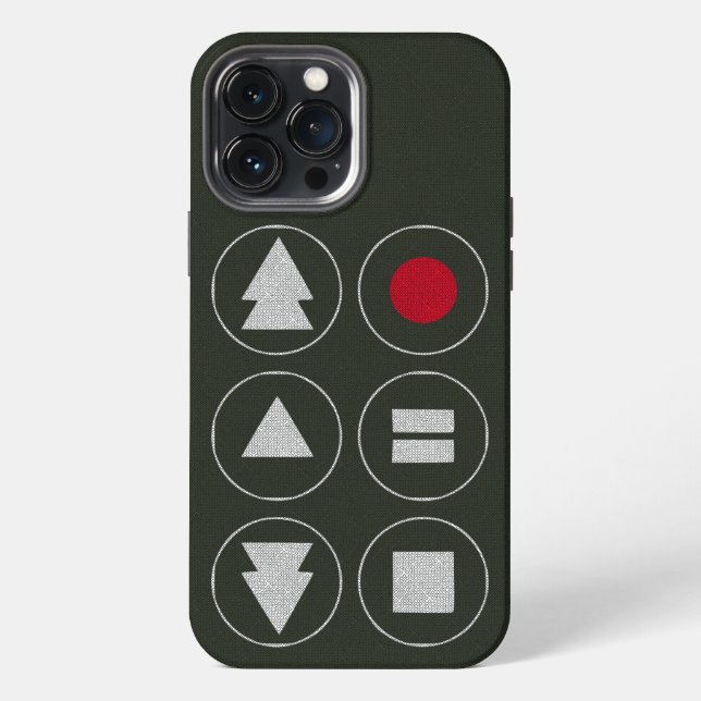 Tech Icons Case-Mate iPhone FALL 13 Pro Max Hülle (Rückseite)