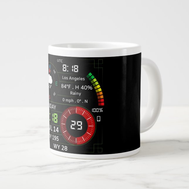 Tech Lead Master Interface Design Tasse (Vorderseite Rechts)
