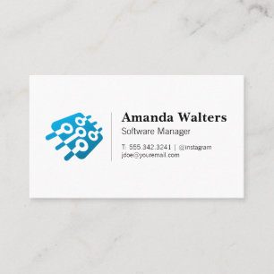 Tech Microchip Software-Hardware Ingenieur Visitenkarte