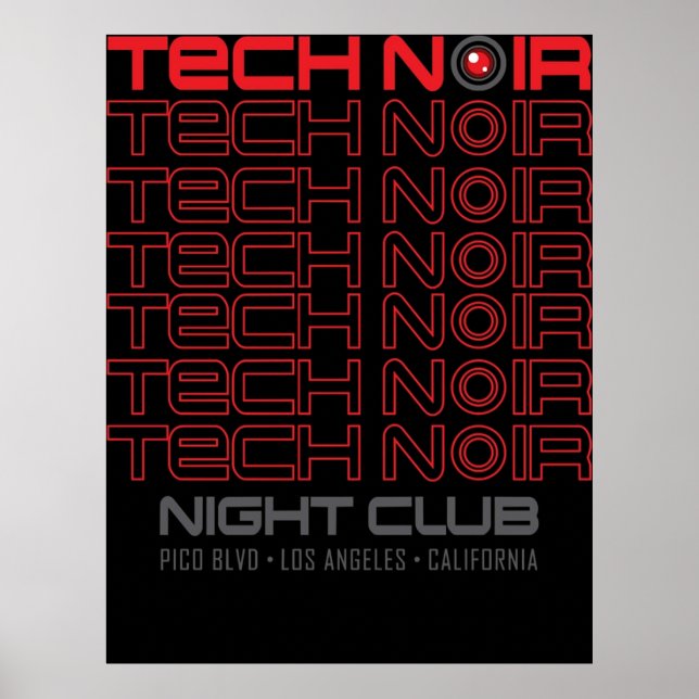 TECH NOIR POSTER (Vorne)