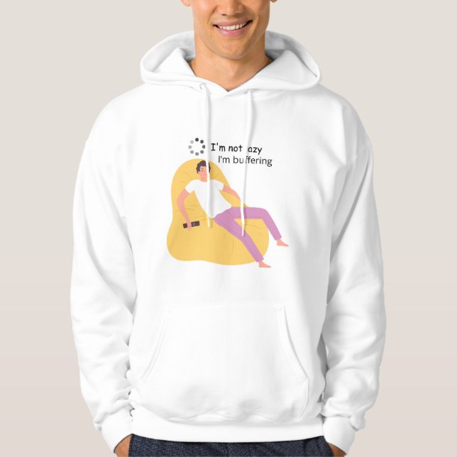 Tech Spaß T - Shirt Ich bin nicht zufällig puffern (Vorderseite)