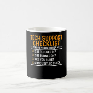 Tech Support Computer Geek Funny Techie Geschenk I Kaffeetasse