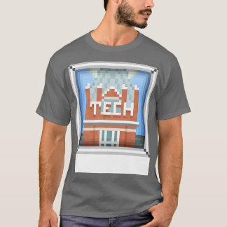Tech Tower WHITE BORDER T-Shirt