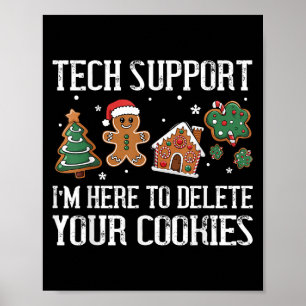 Tech unterstützt, dass ich hier bin, um deine Cook Poster