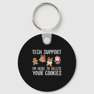 Tech unterstützt, dass ich hier bin, um deine Cook Schlüsselanhänger
