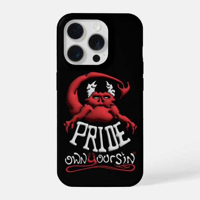 Tech Your Sin Pride iPhone 15 Pro Hülle (Rückseite)