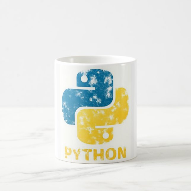 "TechBrew Mastery: Python-Inspirierte Tasse für De (Mittel)