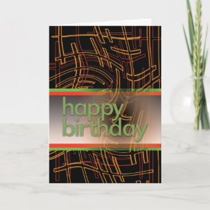 Techie Birthday Card Karte