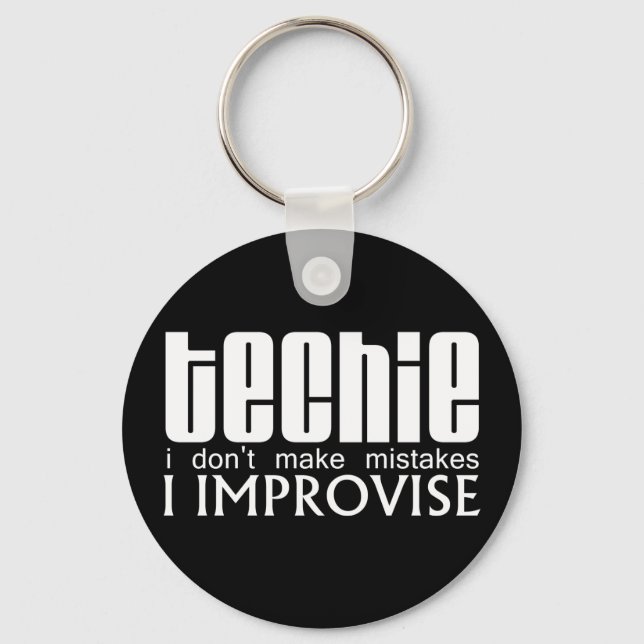 Techie Improvise Schlüsselanhänger (Vorderseite)