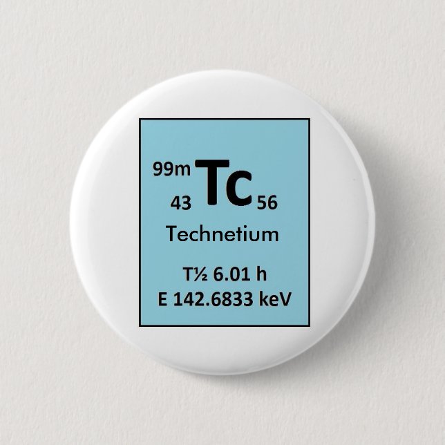 Technetium-99m Button (Vorderseite)