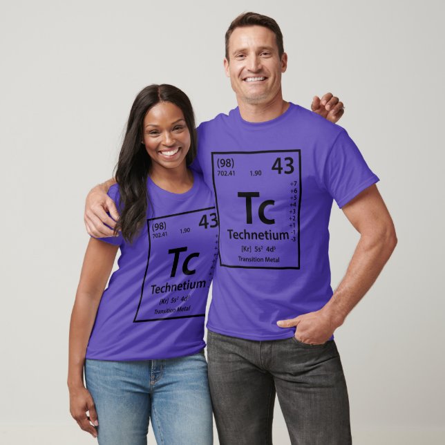 Technetium-Element (schwarz) T-Shirt (Unisex)