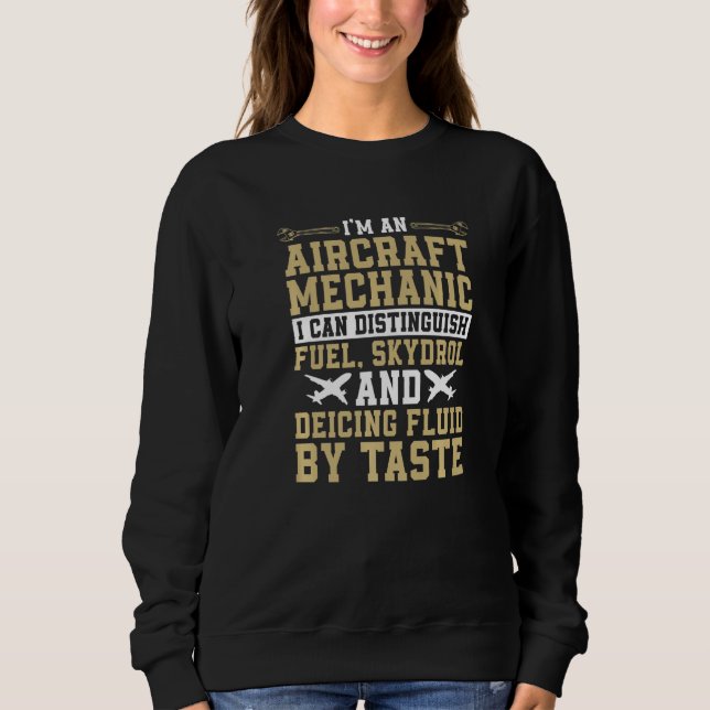 Technician Engineer  Aircraft Mechanic Sweatshirt (Vorderseite)