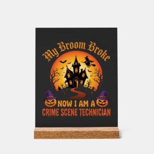 Technicien de scène de crime Halloween Sorcellerie