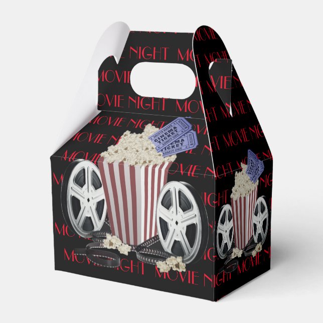 Technicolor Movie Night Gable Geschenkschachtel (Vorderseite)