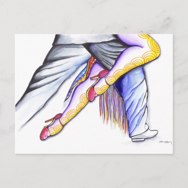 Technicolor Tango Postkarte (Vorderseite)