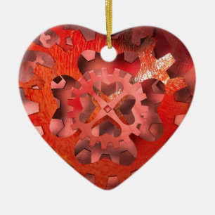 Technik der Liebe I Keramik Ornament