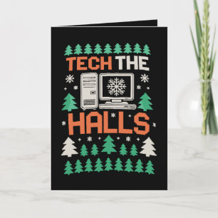 Technik Die Hallen Hässliches Computer Festliches Karte